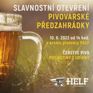 Rádi bychom Vás pozvali na otevíračku pivovarské předzahrádky, která se uskuteční již v tuto sobotu od 14:00 v areálu...